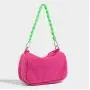 2024 Custom Logo Faux Fur Shoulder Chain Bag For Women Luxury Crossbody Purse