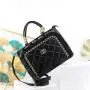 2024 hot selling large size Ruffles women's handbags quality PU ladies bags fashion  tote bags for girls supplier 32 cm