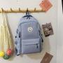 Gelory High Quality Simple School Teen Casual School Bag Large Capacity Multifonction Campus Student Backpack