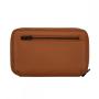 Customized leather zipper passport cover wallet genuine leather passport holder