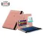 HR244 Strap PU Leather RFID Passport Bag Anti Theft Clip ID Portable Bank Card Holder Daily Matching Solid color Wallet Clip