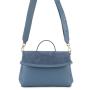 2021 oem hot sale pu leather fashion blue bag suede cross body branded women hand bags