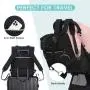 LOVEVOOK Custom multi-functional Baby Diaper Bags with Changing Pad Waterproof Fashion Quilted Mommy Bag Backpacks for Mom Dad