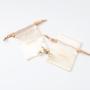 Wholesale  Custom Logo Silk Satin Pocket Drawstring Small Necklace Gem Package Recyclable Jewelry Bag