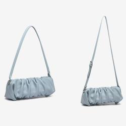 2024 Custom Fashion Wrinkle Shoulder Bag For Women With Removable Handle Strap