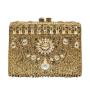 New arrival alloy diamond inlaid evening bag rhinestone purse party bags handmade crystal clutch bag for women pochette femme