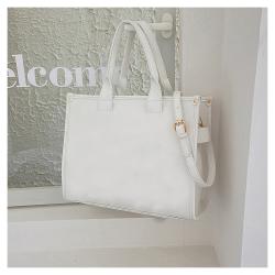 Custom Tote Bag Multi-color PU Portable Decorative Zipper Single Shoulder Niche Design Plus Logo