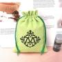 Custom Logo Printed Suede Gift Jewelry Drawstring Bag Luxury Soft Velvet Antique Storage Suede Pouch