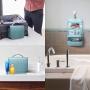 Hanging Makeup Bag Set Cosmetic Bag Waterproof Zip Handle Hanging Travel Toiletry Bag For Men And Women Make