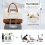 LOVEVOOK 35L Carry on Travel Duffel Bag  with Toiletry Pouch 18inch Weekender Overnight Bags for Women Large Gym Duffel Bag 2024