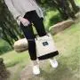 New Fashion Handled Canvas Tote Bucket Drawstring Handbag Messenger Shoulder Sling Bag Women