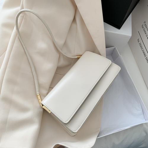 2021 Solid color Fashion Girl Purses Square Underarm Handbags PU Ladies Fashion Designer Women Shoulder Bag For Lady