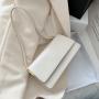 2021 Solid color Fashion Girl Purses Square Underarm Handbags PU Ladies Fashion Designer Women Shoulder Bag For Lady