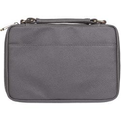 Grey Color Custom Portable Waterproof Book Carry Tote Bag Holy Bible Case Covers With Zipper
