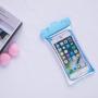 ZR253 Mobile Phone Bag Summer Laser Phantom Inflatable Air Bag Swimming Diving Beach TPU Mobile Phone Protective Case