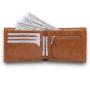 Vintage leather slim men wallet RFID blocking  men wallet  PU leather