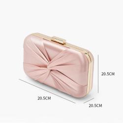 2022 New Design Women's Vintage Style Princess Fold Dress Evening Bag Wedding Party Handbag Gold Box Clutch Bag Evening Bags
