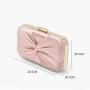 2022 New Design Women's Vintage Style Princess Fold Dress Evening Bag Wedding Party Handbag Gold Box Clutch Bag Evening Bags