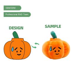 Custom Logo Toys Plush Custom Bulk Stuffed Animals custom plushie Cute Stuffed halloween pumpkin Design Plush Toys