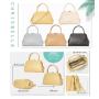 Susen Chrisbella 2022 Wholesale PU leather litchi pattern customize  handbags ladies hand bags 2022 women