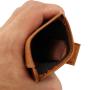 Fashion leather wallet card holder ultra slim leather business credit card holder wallet