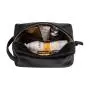 Customized Brand Travel Dopp Kit Wash Bag Men's Shaving Bag Leather Toiletry Bags For Men