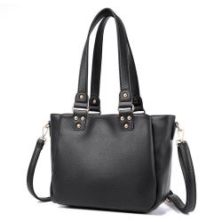 2024 new fashionable  women's handbag independent layered large capacity shoulder crossbody tote bag commuting bag leather bags