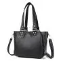 2024 new fashionable  women's handbag independent layered large capacity shoulder crossbody tote bag commuting bag leather bags