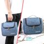 2024 Custom Large Hanging Cosmetic Bag Organizer Beauty Makeup Wash Cases Travel Necessary Toiletry Tools Storage Women