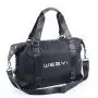 CHANGRONG Custom Black Nylon Overnight Crossbody Bag Sports Travel Duffel Bag for Women Men
