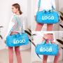 fashion designers sport fitness duffel bag portable cross shoulder foldable luggage traveling bag with shoe pocket