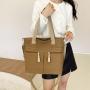 ZF321 Canvas Shopping Bag Large Capacity Eco Friendly Women's Tote Bag Customized Printed LOGO Lifestyle Weekend Handbag