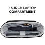 Large Smell Proof Backpack Rolling Top Backpack with Carbon Lining Scent Proof Protection