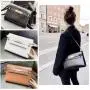 Genuine Leather New Fashion Women's Niche Design Crocodile Pattern classic style Single Shoulder Messenger Bag for lady