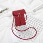 2024 Ladies Mini Casual Single Shoulder Crossbody Bag for Women Small Square Mobile Phone Bag