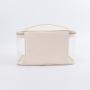 Keymay New Design RTS Toiletry Clear Nylon Bag Large Zipper Top Open Makeup Pouch Bag Transparent PVC Cosmetic Bag Make up Case