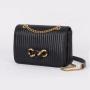 2024 Custom Logo Embroidery Vegan Leather Crossbody Bag For Women Shoulder Chain