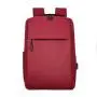 Simple dual-shoulder bag with USB charging for men, large-capacity casual business laptop backpack