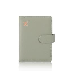 OEW199 PU Leather Travel Passport Holder Cover Wallet RFID Passport Holder Cover Wallet With Card Case Ticket Slot