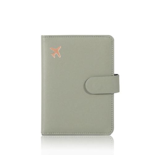 OEW199 PU Leather Travel Passport Holder Cover Wallet RFID Passport Holder Cover Wallet With Card Case Ticket Slot