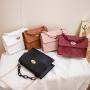 Women's handbags new 2024 bags for women wholesale lattice mobile phone bag small square handbag chain crossbody shoulder bag