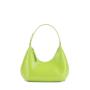 2024 Spring New Genuine Leather Moon Women's Bag Solid Color carteras para mujer 	 sac a main