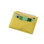 Promotional leather card holder colorful vegan leather Slim leather card sleeve with logo
