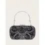 Wholesale lady diamond bags lady party purse metal box rhinestone clutch bags crystal evening bags clutch purse for women luxury