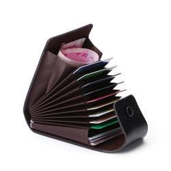 KBW224 2023 Hot Cross Pattern Card Case Simple Model Card Holder Multifunctional Buckle Coin ID Card Holder
