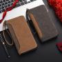 ZR943 New Fashion Men's Long Wallet PU Leather Retro Simple Handheld Billfold ID Card Holder Leisure Bag Money Clip Custom Logo
