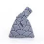 Factory Direct Sales Japanese Style Mini Cotton Linen Wrist Bag Mobile Phone Change Storage Bag with Canvas Material Wind Wrap