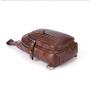 2024 Customized Logo Genuine Leather Chest Bag For Men Shoulder Messenger Purse