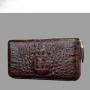 Cartera De Cuero Para Hombre  Authentic Genuine Crocodile Skin Real Croc Leather Men's Clutch Bag Hand Zipper Wallets For Men