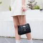 Women's Handbag Single Strap Square Chain Messenger Purses Hot Sale Custom Logo Embroidery Decoration Fashionable Shoulder Bags